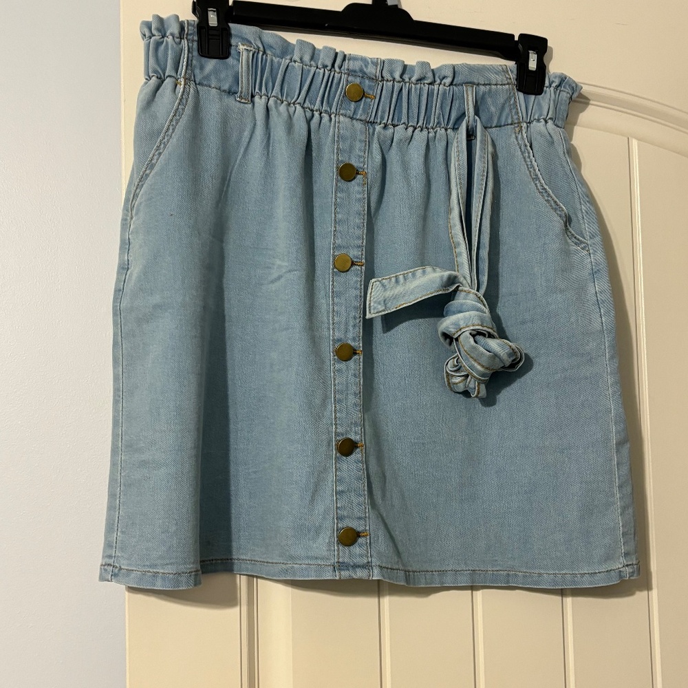 Jean skirt